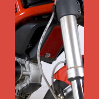 R&G Kühlergitter Ölkühler RED passend für Ducati Monster 1100 / EVO R&G Kühlergitter Ölkühler RED passend für Ducati Monster 1100 / EVO