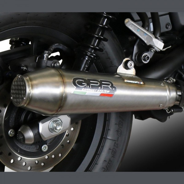 Honda Cmx 500 Rebel 2021-2023, Ultracone, Homologated legal slip-on exhaust including removable db k