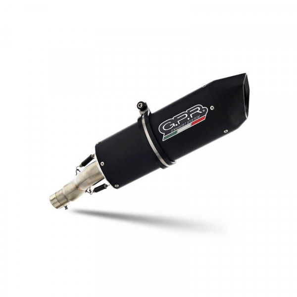 GPR Furore Nero Slip-on Auspuff passend für Moto Guzzi Stelvio 1200 8V