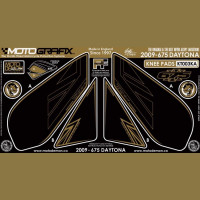 Motografix Tankschutz Knie Pads passend für Triumph Daytona 675 2009 Motografix Tankschutz Knie Pads passend für Triumph Daytona 675 2009