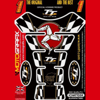 Motografix Isle of Man TT 3D Gel Tank Pad Protector IOMTT05K Motografix Isle of Man TT 3D Gel Tank Pad Protector IOMTT05K