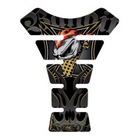 Motografix Bandit Black / Gold 3D Gel Tank Pad Protector Motografix Bandit Black / Gold 3D Gel Tank Pad Protector