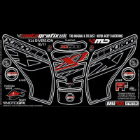Motografix Tankschutz Knie Pads passend für Yamaha XJ6 Diversion 2010 Motografix Tankschutz Knie Pads passend für Yamaha XJ6 Diversion 2010