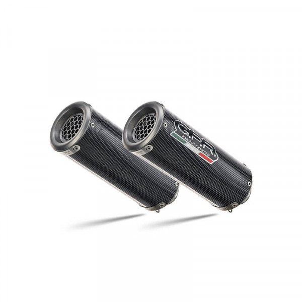 Ducati Monster 796 2010-2014, M3 Poppy , Dual Homologated legal slip-on exhaust including removable