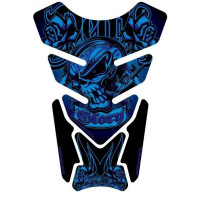 Motografix Death or Glory Blue 3D Gel Tankpad Protector Motografix Death or Glory Blue 3D Gel Tankpad Protector