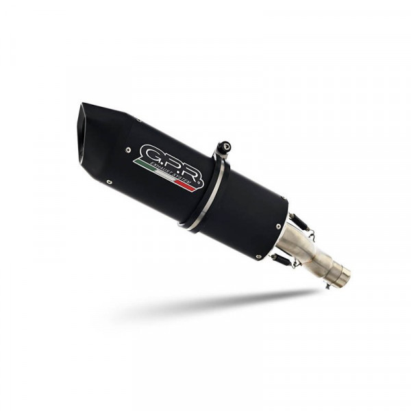 Honda X-Adv 750 2021-2024, Furore Evo4 Nero, Homologated legal slip-on exhaust including removable d