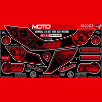 Motografix Steinschlagschutz hinten passend für BMW F800 GS 2008-2012 Motografix Steinschlagschutz hinten passend für BMW F800 GS 2008-2012
