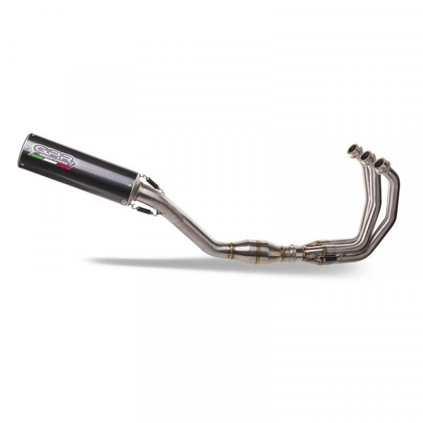 GPR Exhaust für Yamaha Tracer 9 GT 2021-2024, M3 Poppy , Homologated legal full system exhaust, incl