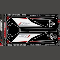 Motografix Steinschlagschutz hinten passend für Yamaha YZF R1 2018- Motografix Steinschlagschutz hinten passend für Yamaha YZF R1 2018-