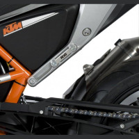 R&G hintere Fußrastenabdeckung passend für KTM Duke 690 / 690 R ab 2012 R&G hintere Fußrastenabdeckung passend für KTM Duke 690 / 690 R ab 2012