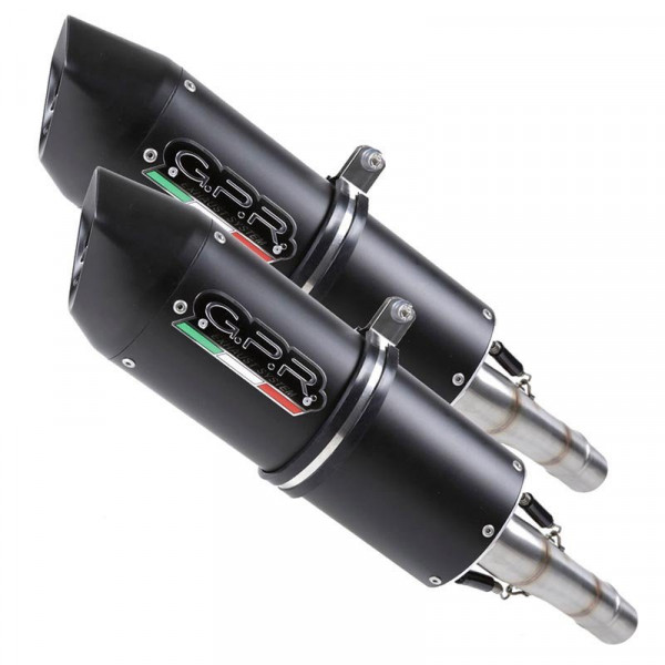 Kawasaki Kfx 700 2004-2011, Furore Nero, Homologated legal full system exhaust including dual silenc