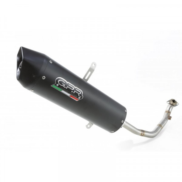 Suzuki Burgman Uh 125 2014-2016, Furore Nero, Racing full system exhaust, including removable db kil