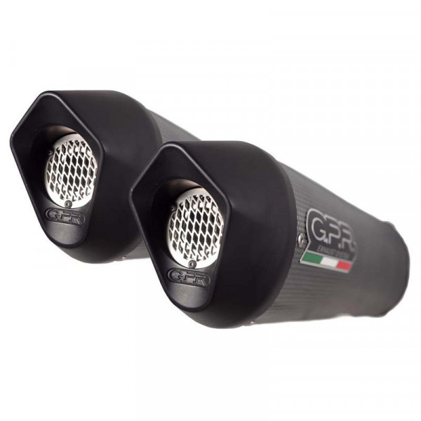 Aprilia Dorsoduro 1200 2011-2016, Furore Evo4 Poppy, Dual Homologated legal slip-on exhaust includin