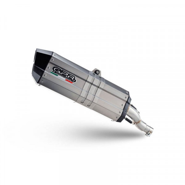 Voge 900DSX 2024-2025, Hyper Sonic Titanium, Homologated legal slip-on exhaust including removable d
