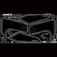 Motografix Tankschutz Knie Pads passend für BMW R 1200 RT 2010 Motografix Tankschutz Knie Pads passend für BMW R 1200 RT 2010