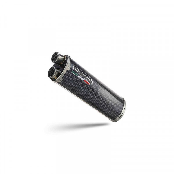 Yamaha Tenere 700 2025-2026, Dual Poppy, Homologated legal slip-on exhaust including removable db ki