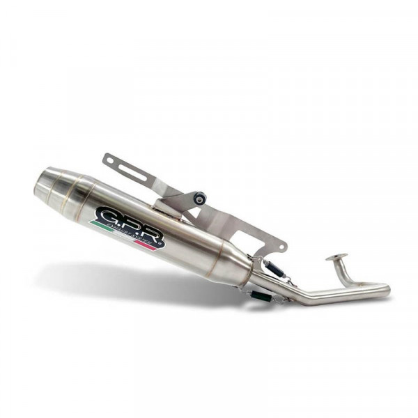 GPR Exhaust für Honda Zoomer 50 2003-2013, Deeptone Inox, Homologated legal full system exhaust, inc