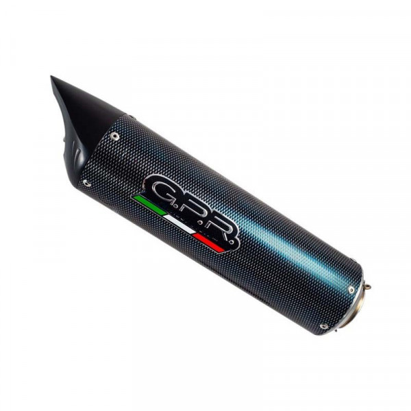 Triumph Daytona 675 2006-2008, Tiburon Poppy, Homologated legal slip-on exhaust including removable