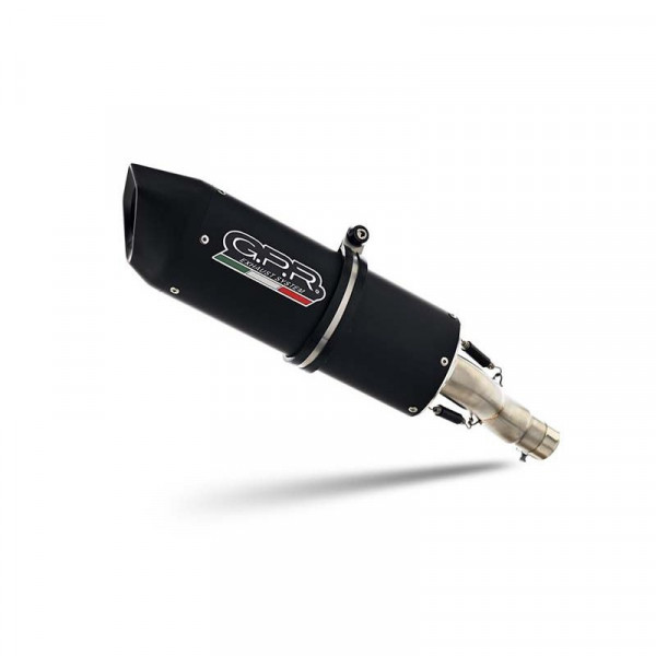 Kawasaki Zx-6R 636 2003-2004, Furore Nero, Homologated legal slip-on exhaust including removable db