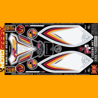 Motografix Tankschutz Knie Pads passend für BMW S1000 RR 2009-2011 Motografix Tankschutz Knie Pads passend für BMW S1000 RR 2009-2011