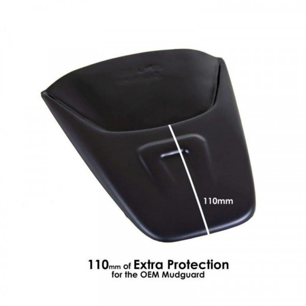 Pyramid Hinterradabdeckung Verlängerung Schwarz Matt passend für BMW S 1000 XR 2015-2019