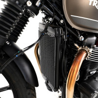 R&G Kühlergitter Schutz PRO BLACK passend für Triumph Bonneville T120 / T100 / Speed Twin 900 / 1200 R&G Kühlergitter Schutz PRO BLACK passend für Triumph Bonneville T120 / T100 / Speed Twin 900 / 1200