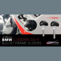GB Racing Bullet Frame Slider Set passend für BMW S 1000 RR 2019 - RACE GB Racing Bullet Frame Slider Set passend für BMW S 1000 RR 2019 - RACE