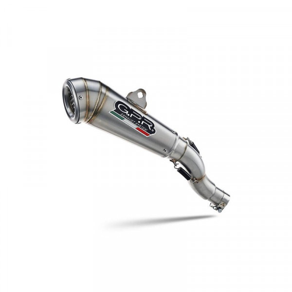 Kawasaki Z 400 2023-2025, Powercone Evo, Homologated legal slip-on exhaust including removable db ki