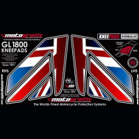 Motografix Tankschutz Knie Pads passend für Honda GL1800 Motografix Tankschutz Knie Pads passend für Honda GL1800