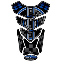 Motografix 3D Gel Tankpad Black/Blue universal Motografix 3D Gel Tankpad Black/Blue universal