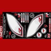 Motografix Tankschutz Knie Pads passend für BMW S 1000 R 2014-2016 Motografix Tankschutz Knie Pads passend für BMW S 1000 R 2014-2016