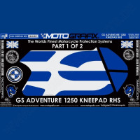 Motografix Tankschutz Knie Pads passend für BMW R1250 GS Adventure 2018 Motografix Tankschutz Knie Pads passend für BMW R1250 GS Adventure 2018