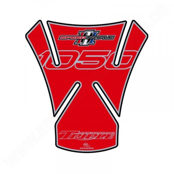 Motografix Triumph Speed Triple 1050 3D Gel Tank Pad Protector TT017R2