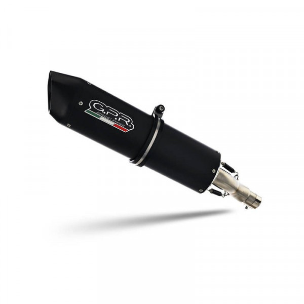 Triumph Tiger 850 2020-2024, Furore Evo4 Nero, Homologated legal slip-on exhaust including removable