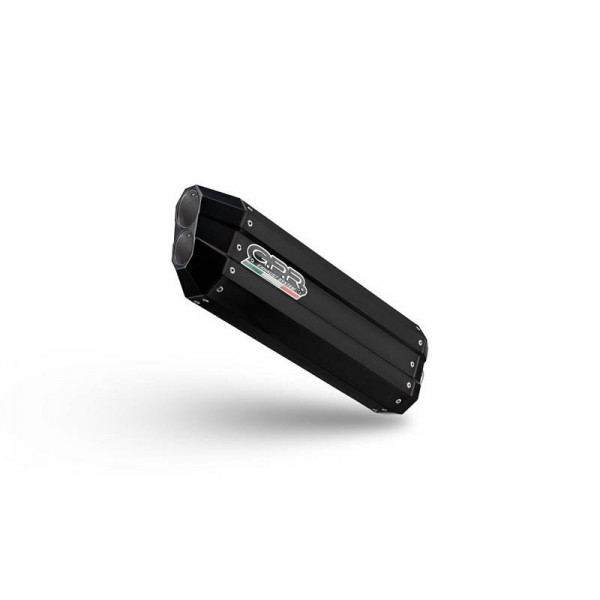 Yamaha Tenere 700 2025-2026, Hyper Sonic Black Titanium, Homologated legal slip-on exhaust including