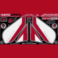Motografix Tankschutz Knie Pads passend für Triumph Daytona 675 2009 Motografix Tankschutz Knie Pads passend für Triumph Daytona 675 2009