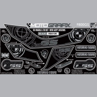 Motografix Steinschlagschutz hinten passend für BMW F800 GS 2008-2012 Motografix Steinschlagschutz hinten passend für BMW F800 GS 2008-2012
