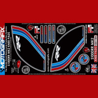 Motografix Tankschutz Knie Pads passend für BMW S 1000 RR 2015-2016 Motografix Tankschutz Knie Pads passend für BMW S 1000 RR 2015-2016