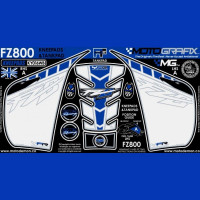 Motografix Tankschutz Knie Pads passend für Yamaha FZ8 N 2010 KY016WB Motografix Tankschutz Knie Pads passend für Yamaha FZ8 N 2010 KY016WB