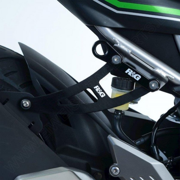 R&G Racing Auspuffhalter Set Kawasaki Z 125 2019- / Ninja 125 2019-