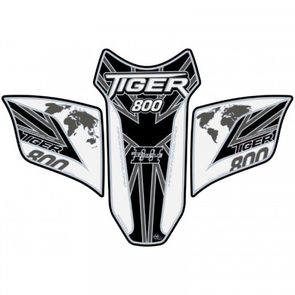 Motografix Triumph Tiger 800 3D Gel Tank Pad Protector TT029WKUJ