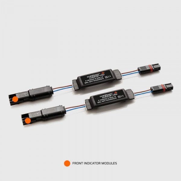 WEISER WIZARDS Front Multifunktionsblinker Modul passend für BMW R1250 GS/A 2021+