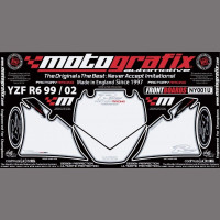 Motografix Steinschlagschutz passend für Yamaha YZF R6 1999-2002 Motografix Steinschlagschutz passend für Yamaha YZF R6 1999-2002