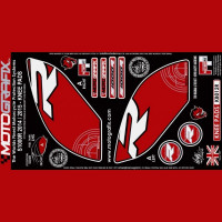 Motografix Tankschutz Knie Pads passend für BMW S 1000 R 2014-2016 Motografix Tankschutz Knie Pads passend für BMW S 1000 R 2014-2016