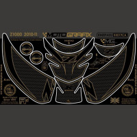 Motografix Tankschutz Knie Pads passend für Kawasaki Z1000 2010- KK019CA Motografix Tankschutz Knie Pads passend für Kawasaki Z1000 2010- KK019CA