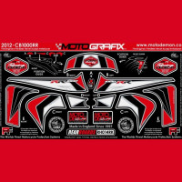 Motografix Steinschlagschutz hinten passend für Honda CBR 1000 RR 2012-2016 Motografix Steinschlagschutz hinten passend für Honda CBR 1000 RR 2012-2016