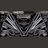 Motografix Steinschlagschutz Set passend für Triumph Daytona 675 2006-2008 Motografix Steinschlagschutz Set passend für Triumph Daytona 675 2006-2008