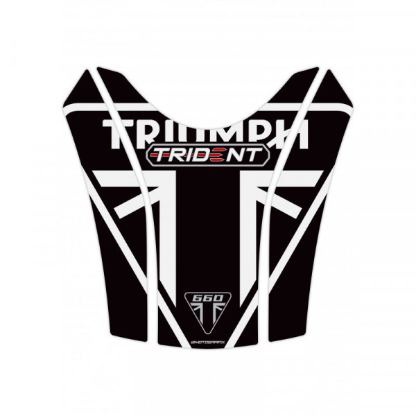 Triumph TRIDENT 660 3D Gel Motografix Tank Pad Protector TT048KW