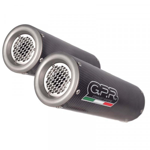 Ducati 999 2002-2008, M3 Poppy , Dual Homologated legal slip-on exhaust including removable db kille