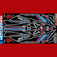 Motografix Steinschlagschutz hinten passend für BMW S 1000 RR 2015–2016 Motografix Steinschlagschutz hinten passend für BMW S 1000 RR 2015–2016